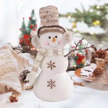 Сладък ангел кукла коледно дърво висящи орнаменти Коледна украса Gnome плюшени плетени зимата кукла висулка за дома парк