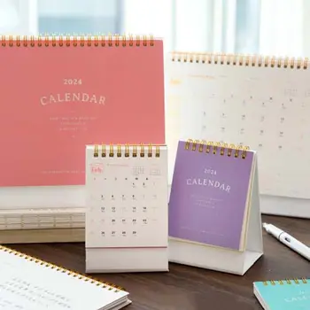 2024 Настолен календар Допамин Цветна намотка Календар 365 дни Ежедневно Вдъхновяващи цитати Позитивен календар