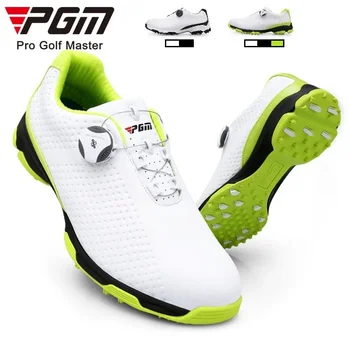 PGM голф обувки за мъже 3D отпечатани удобни дишащи водоустойчиви анти странично приплъзване спортна обувка стелка XZ095 маратонки мъже