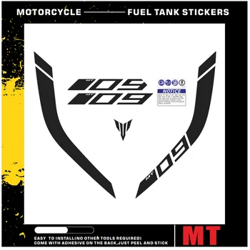 Светлоотразителни винилови стикери за мотоциклети Ново лого на Tank Curve Decals за Yamaha MT09 MT-09 FZ09 FZ-09 2018 2019 2020