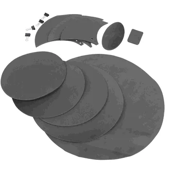 14pcs Барабанни шумозаглушители Издръжливи барабанни амортисьори Подложки Барабанни аксесоари (черен)