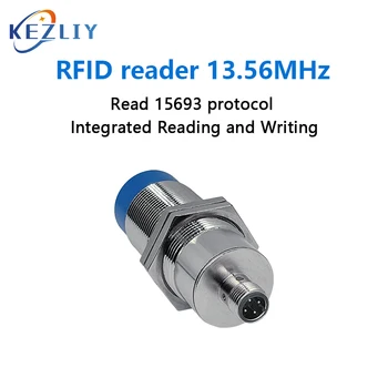 13.56MHz индустриален RFID четец / писател modbus485 протокол се използва за AGV за четене на информация за позицията или производствена линия