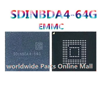 1бр-5бр SDINBDA4-64Г SDINBDA4 eMMC BGA153 64GB телефон Nand флаш памет IC съхранение чип запоени топка щифтове