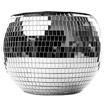 Disco Mirror Ice Bucket за аксесоари за домашен бар, Club Bar Party Supplies Ice Chilled Wine Cocktail Champagne