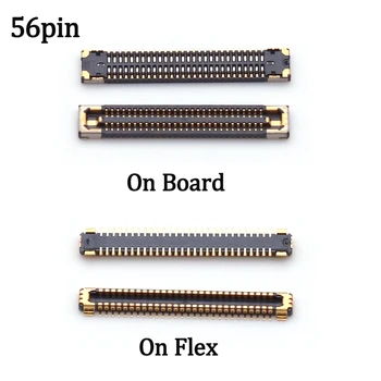 10pcs 56Pin LCD дисплей FPC конектор на борда за Samsung Galaxy S21 Ultra / G998 G998U G998B / N G998F S21U екран Plug Flex