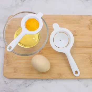 Кухненски инструменти за яйца Яйчен жълтък бял бърз филтър бъркалка PP сепаратор сепаратор яйце теч сепаратор