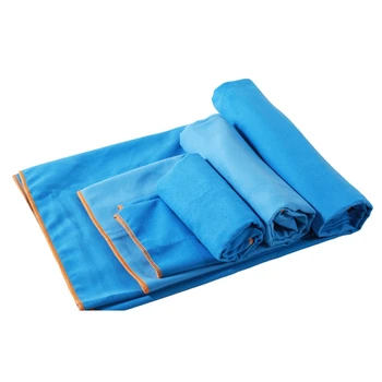 3 размер пакет от бързо съхнещи кърпа комплект плътен цвят двустранен кадифе спортна кърпа