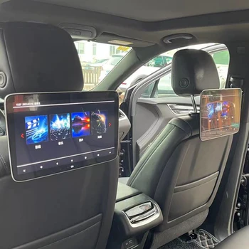 13.3 инчов автомобил видео Android 12 монитор за облегалка за глава със сензорен екран скрита скоба специално за BMW система за забавление на задните седалки