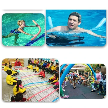 150CM плувка плувка помощ плуване юфка пръстен пяна плаваемост стик полезно за деца възрастни басейн аксесоари плаващ пяна пръчици