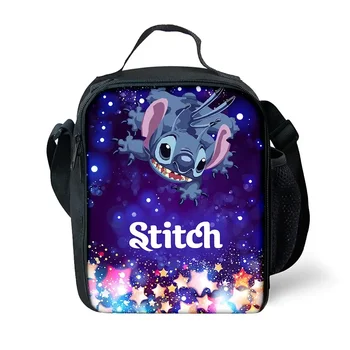 Disney Stitch чанти за обяд за деца студенти преносим цип къмпинг пикник чанти водоустойчив топлоизолирани фризер чанти момичета