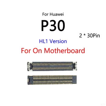 5PCS / Lot за Huawei P30 HL1 HL2 60Pin USB зареждане док зарядно порт FPC конектор на дънна платка / Flex кабел