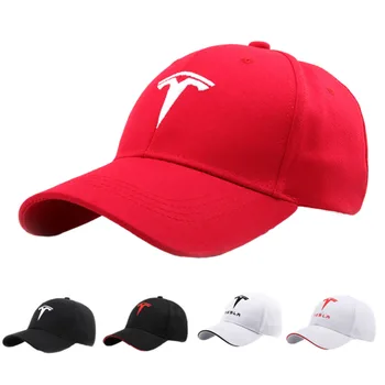 Fashion писмо бродирани за Tesla бейзболни шапки мъже жени snapback шапка регулируема защита от слънцето риболов голф открит спорт