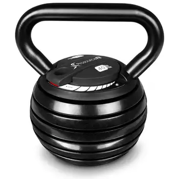 Регулируем 40-lb чугунен комплект за тежести за домашна фитнес тренировка за сила