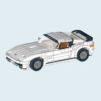 NEW White Hypercar Super Racing Sport Coupe Cars 10295 градивни блокове Creative Expert Bricks Модел DIY Образователни играчки Подаръци