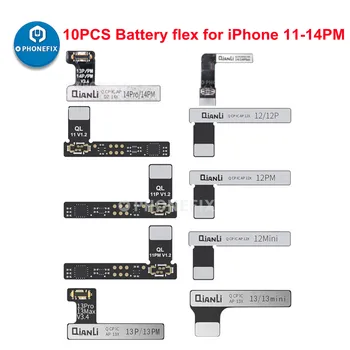 Qianli батерия Flex кабел за iPhone 11-14 коректор на батерията Кандидатствайте за iCopy Plus Apollo Copy Power Mega-idea Clone програмист