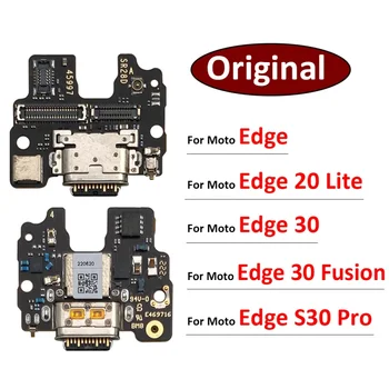 100% оригинален за Motorola Moto Edge 20 30 Fusion S30 Pro Lite USB порт за зареждане Микрофон микрофон Dock конектор съвет Flex кабел