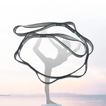 Stretch Band Найлон Йога Stretch Belt Break-доказателство Фирма Разширяване Каишка за въздушна йога Хамак Катерене Фитнес Спускане