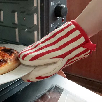 фурна Mittsanti-горещи ръчни ръкавици домакински potholder кухня duckbill форма памучни ръкавици тава ястие купа притежателя фурна ръка клип