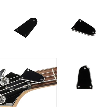 черен 1Ply пластмасова китара свръзка прът капак за акустични електрически бас китара аксесоари части