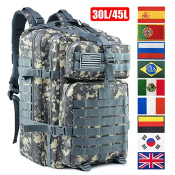 30L/50L пътуване раница за мъже туризъм чанта военни къмпинг оборудване чанта открит водоустойчив пътуване раница риболовни чанти