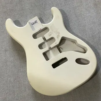 ST модел електрическа китара тяло бял цвят SSH пикапи боя пляскане DIY китара части замени аксесоари GB187