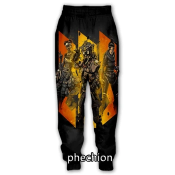 phechion Нови мъже / жени Apex Legends 3D отпечатани ежедневни панталони Мода Улично облекло Мъже Свободни спортни дълги панталони F192