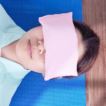 Йога възглавница за очи Лавандула ленено семе маска за очи почивка кръпка медитация йога маска за очи седативен йога аксесоари оборудване