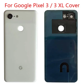 Нов Google Pixel 3 XL капак на батерията врата заден калъф Google Pixel 3 резервни части на задния капак на батерията