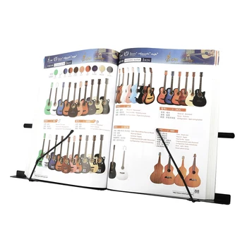 M MBAT Fordable Desktop Music Score Stand Folding Sheet Tabletop Music Book Stand Holder Guitar Violin Piano Practicing Desktop