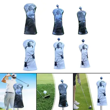 Golf Club Head Cover Устойчива на надраскване транспортна защита Аксесоари за голф