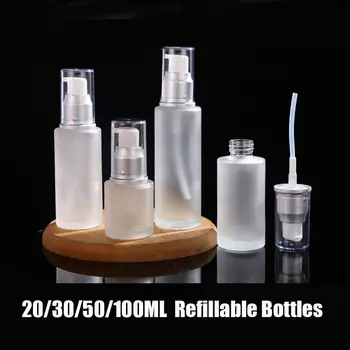 20/30/50/100ML Прозрачен празен матирано пътуване Comestic бутилки за многократна употреба лосион спрей бутилка парфюм