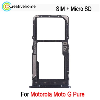 SIM тава за карти + Micro SD тава за карти за Motorola Moto G Pure