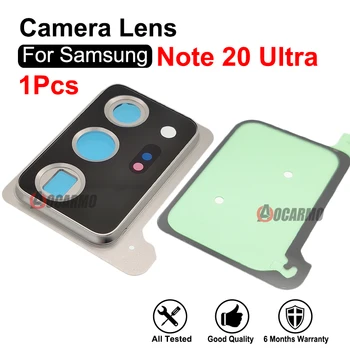 За Samsung Galaxy Note 20 Ultra 20u черен сребърен златен заден обектив на задната камера с резервни части на рамката