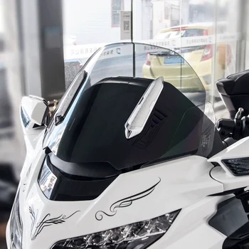 За Honda Goldwing GL1800 F6B 2018 2019 2020 2021 2022 2023 AirBag Tour DCT MT Мотоциклетно предно стъкло Предно стъкло сиво 15.5