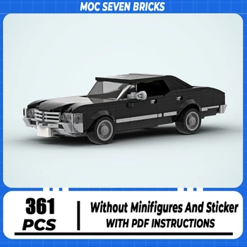 Moc Building Blocks Champion Speed Impala Cars Model Technology Тухла DIY събрание Supercar превозно средство играчка за празнични подаръци