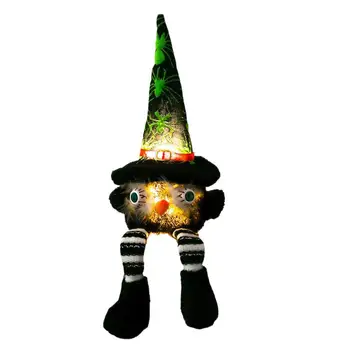 Хелоуин декорации плюшени светлина нагоре бухал кукла Gnome фигурка орнамент прозорец декорация за Хелоуин парти подарък