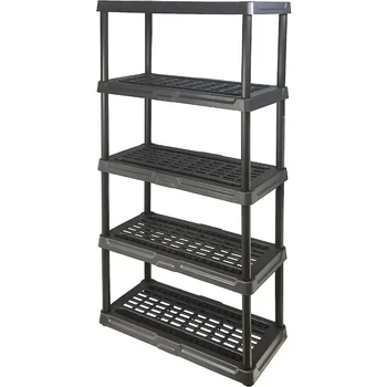  BLACK + DECKER, 5-Tier Heavy Duty Ventilated Storage Shelf, 150lbs / Shelf (71 