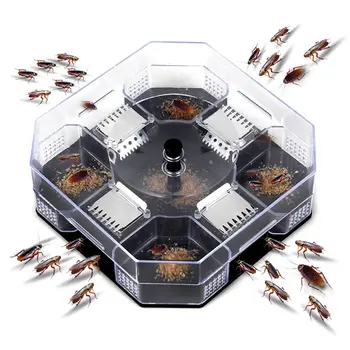 Кутия за капани за хлебарки Хлебарка Насекоми Ловец на хлебарки Убиец на хлебарки Домакински капани за многократна употреба Пестициди за кухня Градина