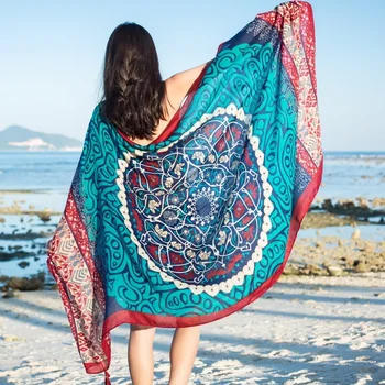 Travel плаж слънцезащитен шал 31 стилове 90x180cm бикини голям шал Sarong обвивам шал жени бразилски бански бански прикриване
