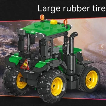 2023 Градско творчество трактор строителен блок технически селски ферма тухли детски играчки бебе подарък