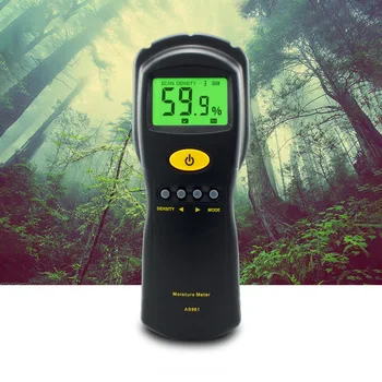 AS981 Тестер за влага на дърво Детектор за влага Високопрецизен инструмент за измерване на влажността Инструмент за измерване на влага