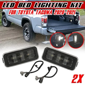  Комплект светлини за багажника на багажника на багажника Светлини на багажника замества за Toyota Tacoma 2020-2021 LED светлина за легло на багажника PT857-35200