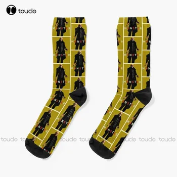 Чудовище (Макс Шрек - Носферату) Жълти чорапи Чорапи Жени Коледа Новогодишен подарък Унисекс Възрастни Тийнейджъри Младежки чорапи Мода Нови