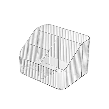 1 бр. Канцеларски материали Sundries сортиране кутия рамка прозрачен прост съхранение багажник Ins стил офис консумативи
