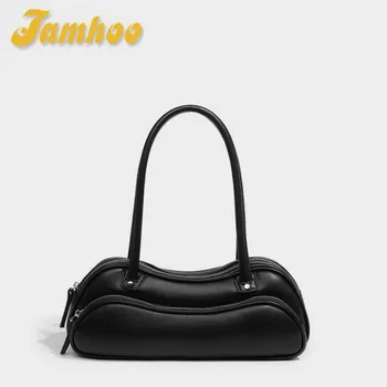 Jamhoo Дамски чанти 2023 Нова тенденция чанти Качество Ретро дизайнер Луксозни чанти за подмишници Женски пазарски чанти за рамо