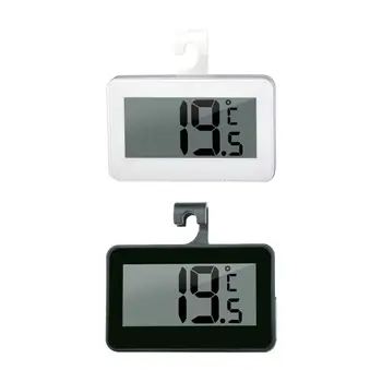 LCD Хладилник Термометър Преносим Лесен за четене Хигрометър за студено съхранение Спалня Стая Начало Хладилник Хладилник Фризер