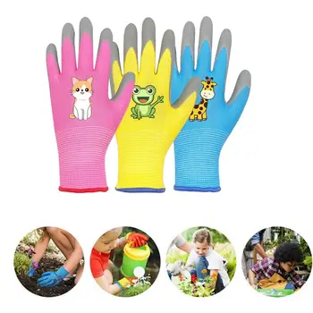 Protector Градинарски ръкавици Безопасност Трайна неплъзгаща се градинска ръкавица Дишащи детски защитни ръкавици Събиране на мидени черупки