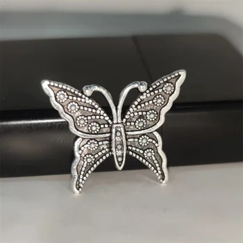Мода сребърна пеперуда метална сувенирна значка за ZP керосин бензин запалка DIY ръчно изработени декор аксесоар за пушене притурка