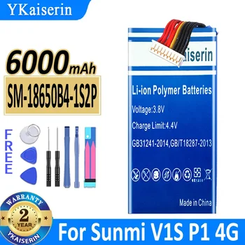 6000mAh YKaiserin батерия SM-18650B4-1S2P (7line) за Sunmi P1 4G WS920 W6900 POS 1INR19/66-2 V1S батерии