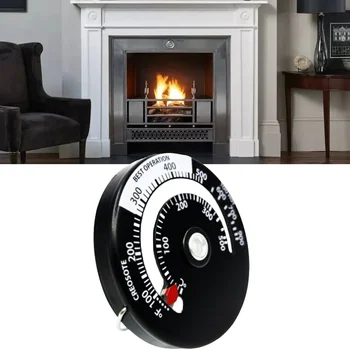 Hot Hermometer магнитни печка на дърва нагревател термометър камина фен печка със сонда домакински чувствителност барбекю фурна инструмент